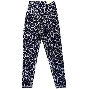 Offline by Aerie Blue Cheetah Animal Print Leggings, Size 7/8, NEW (Tights)